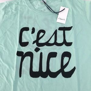 Clare V C’est Nice T-Shirt